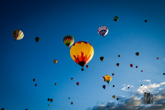 Dotting the sky.