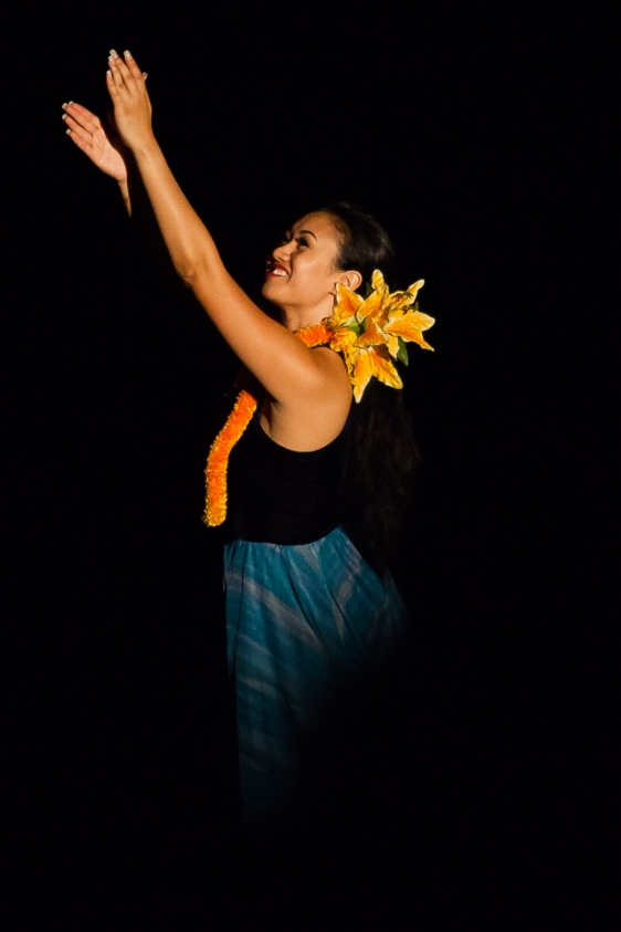 Luau dancer.